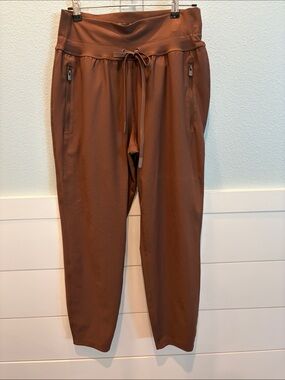 Old Navy Women’s Brown Drawstring Joggers with Zip Pockets
